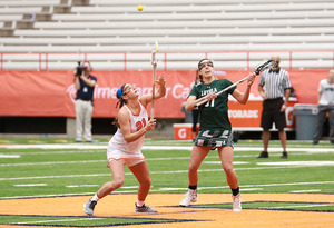 Kayla Treanor struggled on the draw, but Syracuse overcame its problems with turnovers and transition goals. 