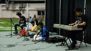 Indian classical music was just one of the cultural performances to grace Manley Field House for the event.