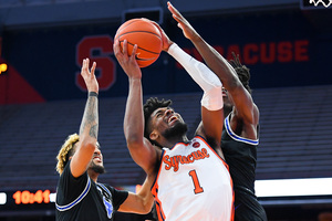 Quincy Guerrier had a team-high 27 points in Syracuse's win over Buffalo as the Orange recovered from a 16-point deficit. 